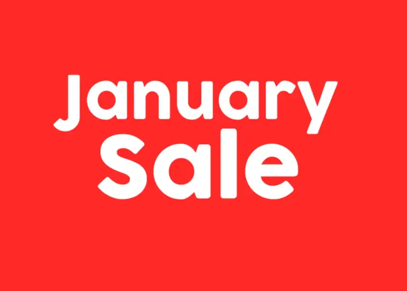 January Sale is ON!