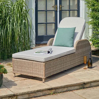 LG Outdoor St Tropez Sand Sunlounger