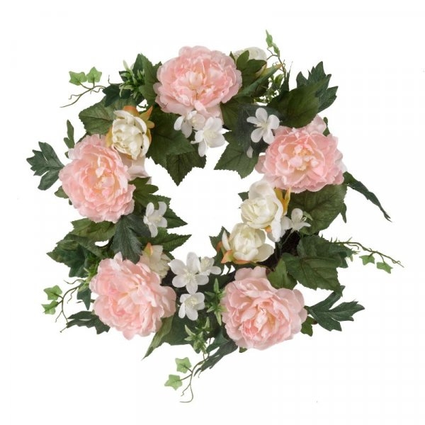 Smart Garden Peony Whirl Wreath 40cm - Shop - Skylark Garden Centre