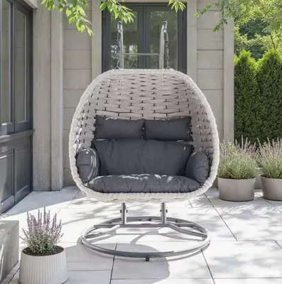 Supremo Thick Rope Hanging Chair - Double