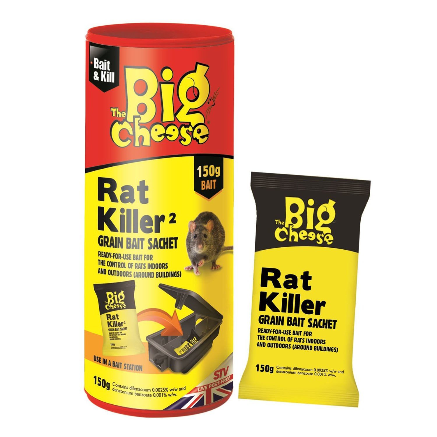 The Big Cheese Rat Killer Grain 150g - Shop - Skylark Garden Centre