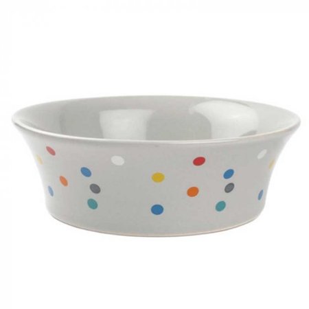 Zoon Flared Polka Dot Ceramic Bowl 15cm